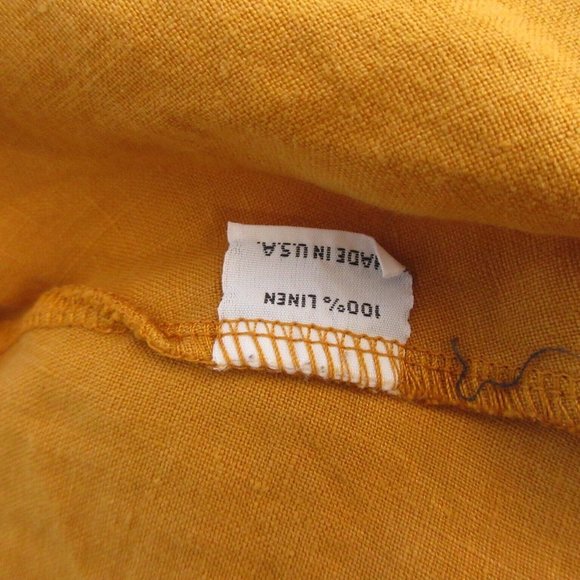Bryan walker top SMALL sleeveless mustard yellow sleeveless top - Picture 8 of 8